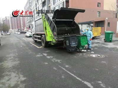 陽光戰“疫”黨旗飄揚，城陽市政投資集團 垃圾清運筑起堅實防線