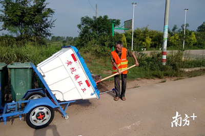 南雄新景 保潔電動車開進村，垃圾清運革新助力農村人居環境大變樣